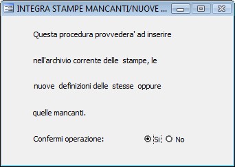 Integra stampe mancanti